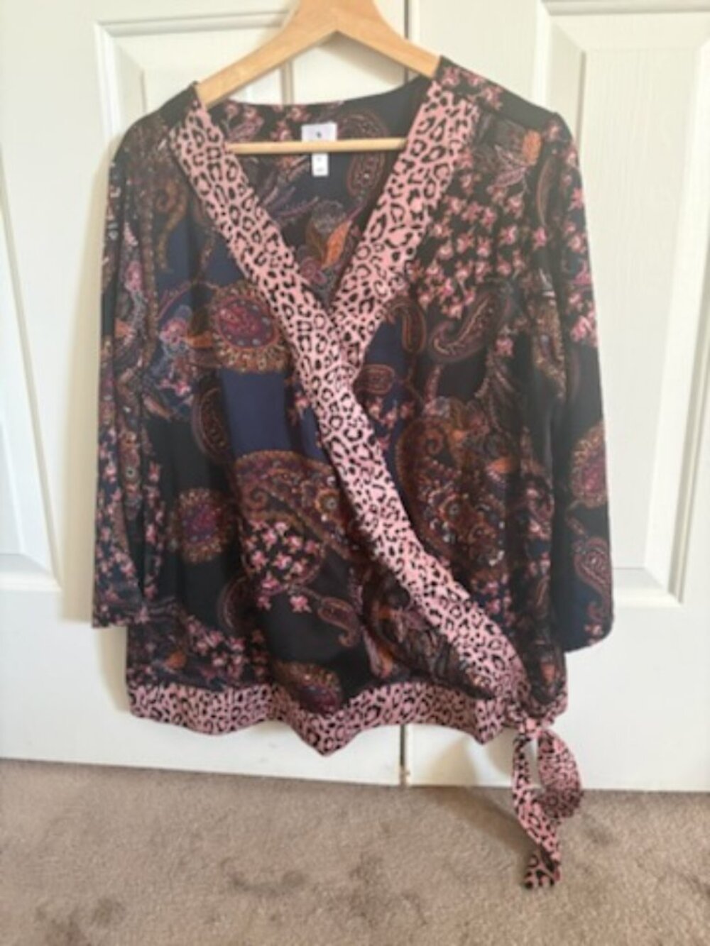 Dressbarn, Multi Color Navy, Pink and others, XL.